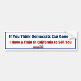 Funny Anti-Democrat Conservative Sticker