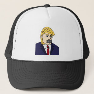 Funny Anti Donald Trump Political Cartoon Trucker Hat