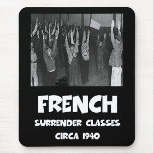 Funny anti French Mouse Mat