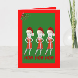 Funny anti Hillary Christmas Holiday Card