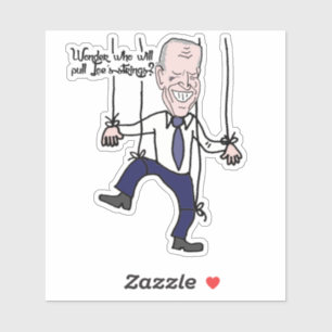 Funny Anti Joe Biden Puppet Political Cartoon