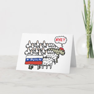 Funny Anti Putin Card