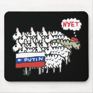 Funny Anti Putin Mouse Mat