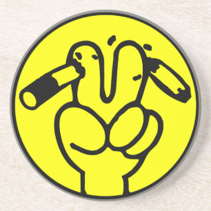 Funny Anti Smoking ⚠ Thai Sign ⚠ Coaster