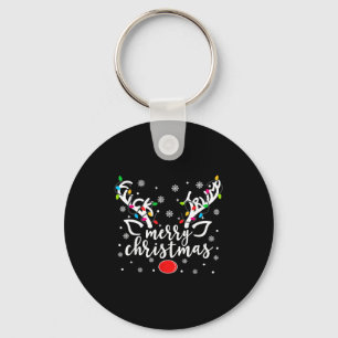 Funny Anti Trump Christmas Reindeer Funny Feminist Key Ring