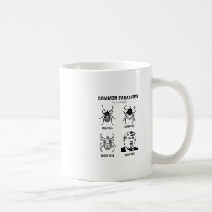 Funny Anti Trump Common Parasite Luna Tick  Coffee Mug