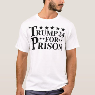Funny Anti Trump For Prison 2024 4Th Of July T-Shirt