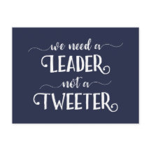 Funny Anti-Trump Political Leader Not Tweeter Joke