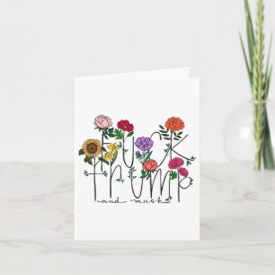 Funny Anti Trump Subtle Floral Flower Anti-trump W Card