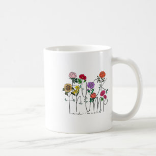 Funny Anti Trump Subtle Floral Flower Anti-trump W Coffee Mug