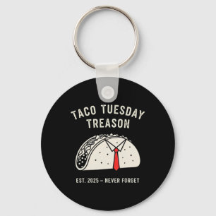 Funny Anti-trump Taco Tuesday Political Protest Li Key Ring