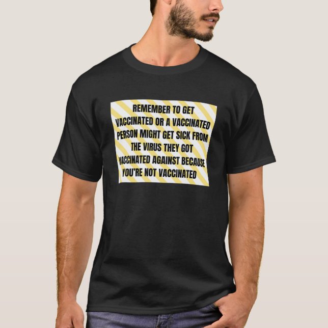Funny Anti Vaccine T-Shirt (Front)
