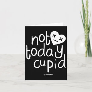 Funny Anti Valentines Day - Silly Singles Cupid Card
