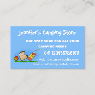 Funny ants cartoon business card