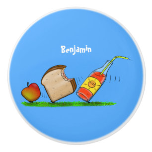 Funny ants cartoon ceramic knob
