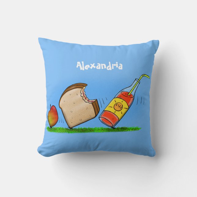 Funny ants cartoon cushion (Front)