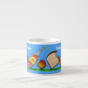 Funny ants cartoon espresso cup