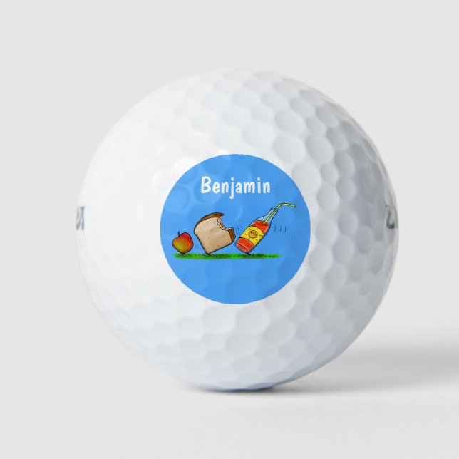 Funny ants cartoon golf balls (Front)