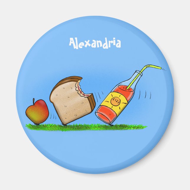 Funny ants cartoon magnet (Front)