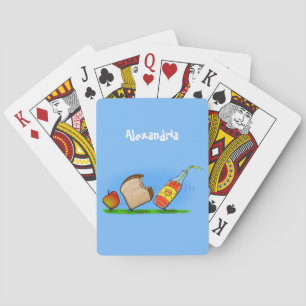 Funny ants cartoon playing cards