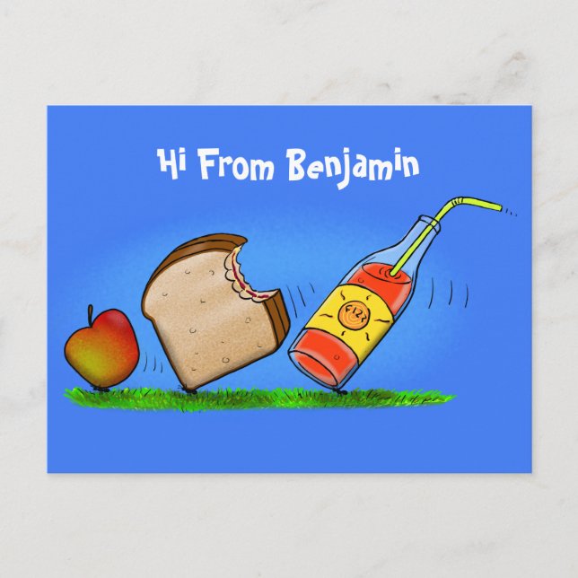 Funny ants cartoon postcard (Front)