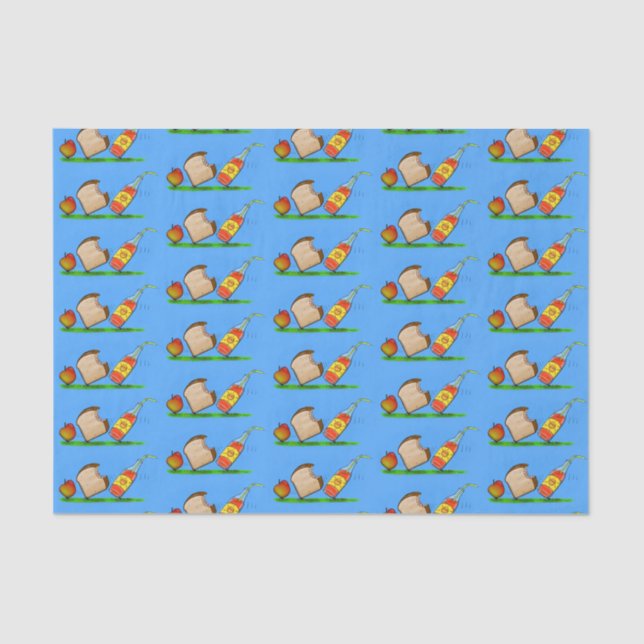 Funny ants cartoon tissue paper (Front)