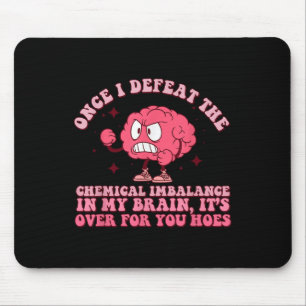 Funny Anxiety Counsellor Depression Mental Health Mouse Mat