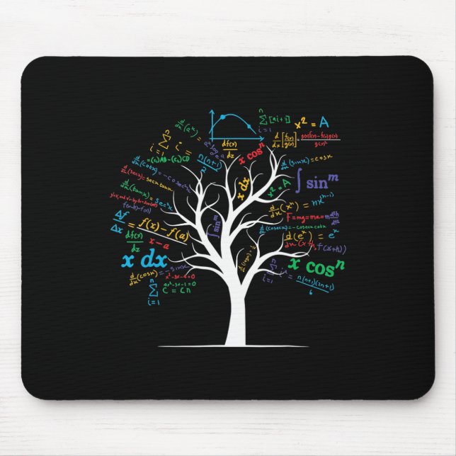 Funny Ap Calculus Algebra Tree Math Teacher Nerd G Mouse Mat (Front)