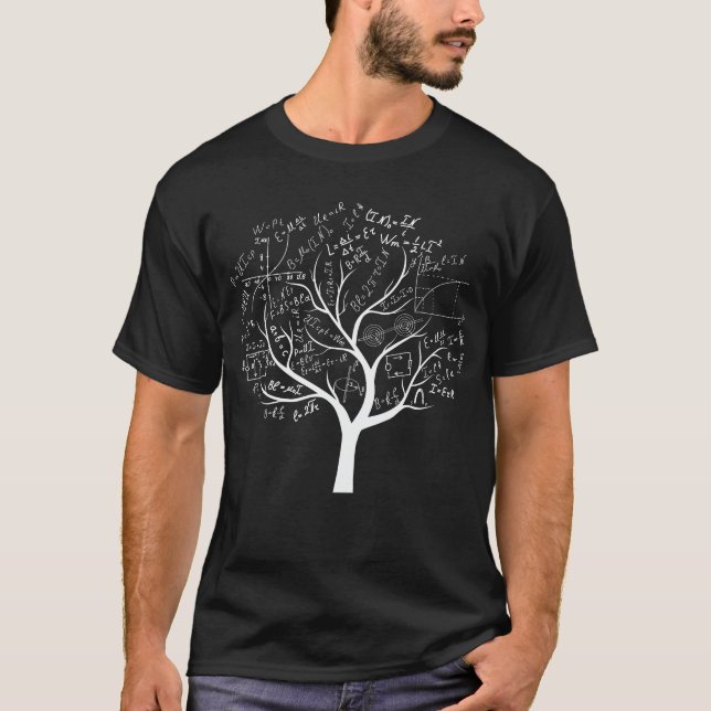 Funny AP Calculus Algebra Tree Math Teacher T-Shirt (Front)