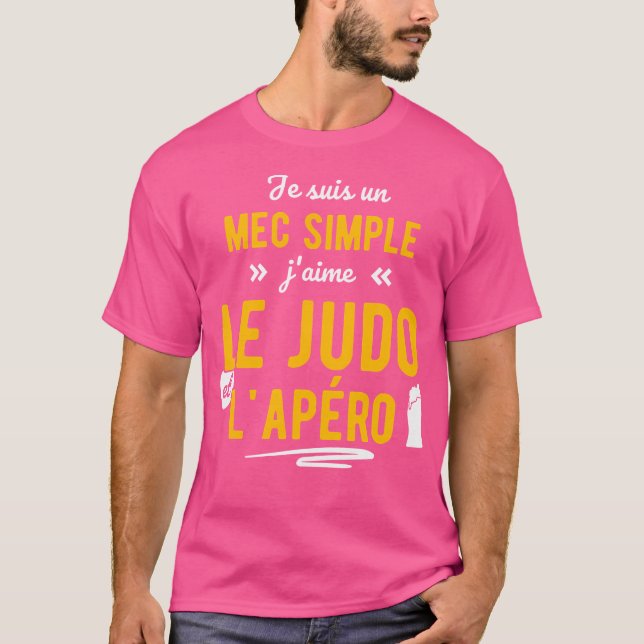 Funny Apero Judo Funny Idea T-Shirt (Front)