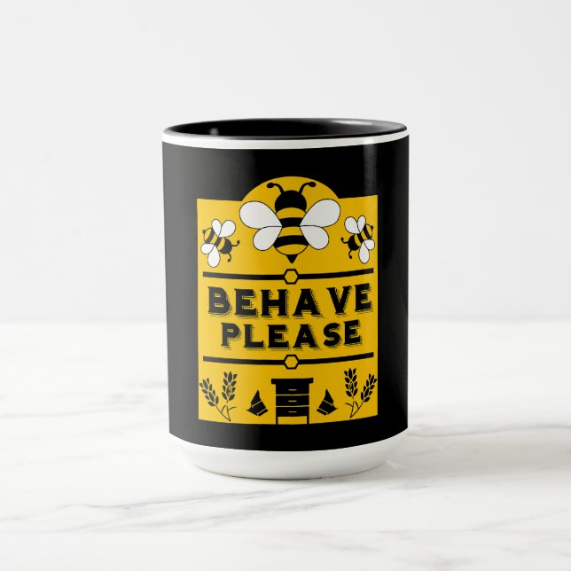 Funny Apiary Honey Farmer Mug (Center)