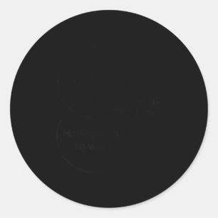 Funny Apocalypse Having To Work You Are Here Venn Classic Round Sticker