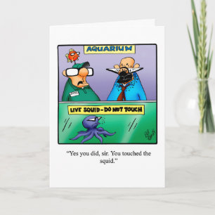 Funny Apology Humour Greeting Card