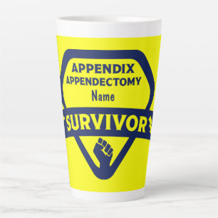 Funny Appendix Removal Surgery Appendectomy Latte Mug
