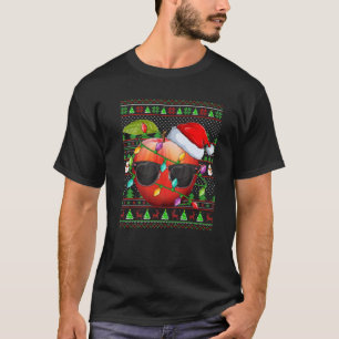 Funny Apple Fruit Lover Family Matching Ugly Apple T-Shirt
