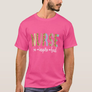 Funny Appreciation Nurse Leopard School Student Fu T-Shirt