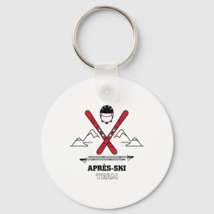 Funny Apres Ski Team - Great Snow Lovers Gift Key Ring