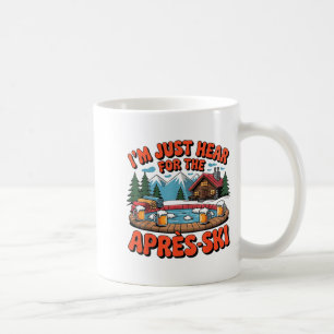 Funny après ski winter vacation chill snow coffee mug