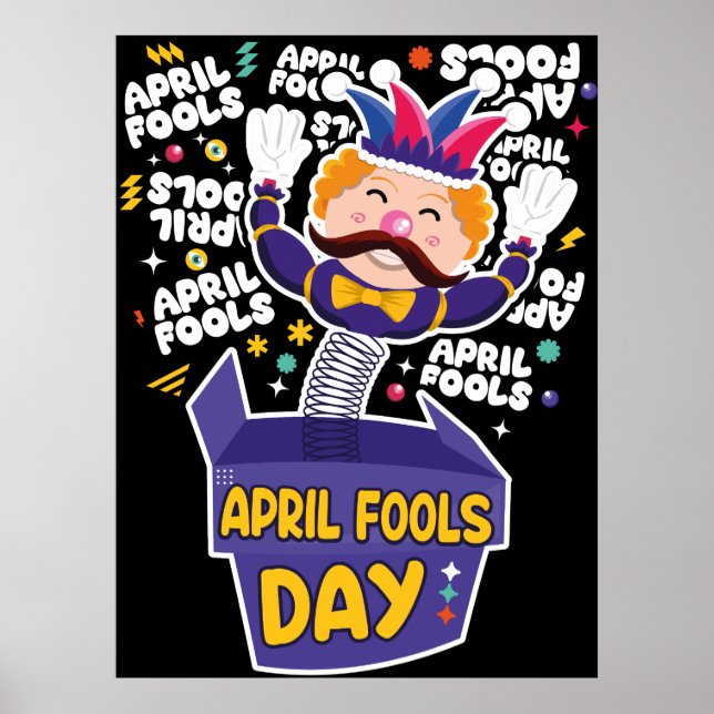 Funny April Fools Day Poster (Front)