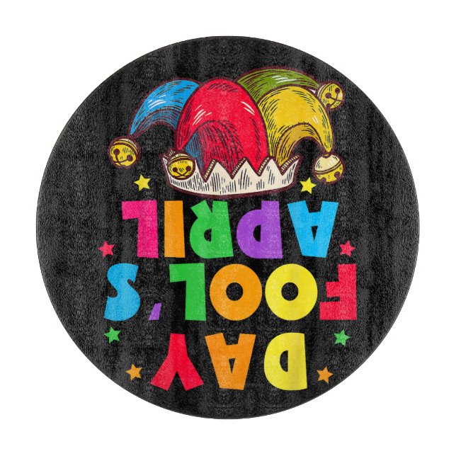Funny April Fool's Day Pranks Kit 1st April Jokes Cutting Board (Front)