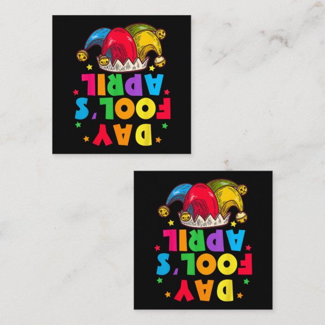 Funny April Fool's Day Pranks Kit 1st April Jokes Enclosure Card (Front/Back)