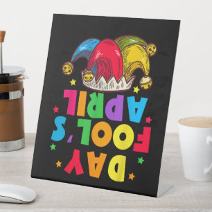 Funny April Fool's Day Pranks Kit 1st April Jokes Pedestal Sign