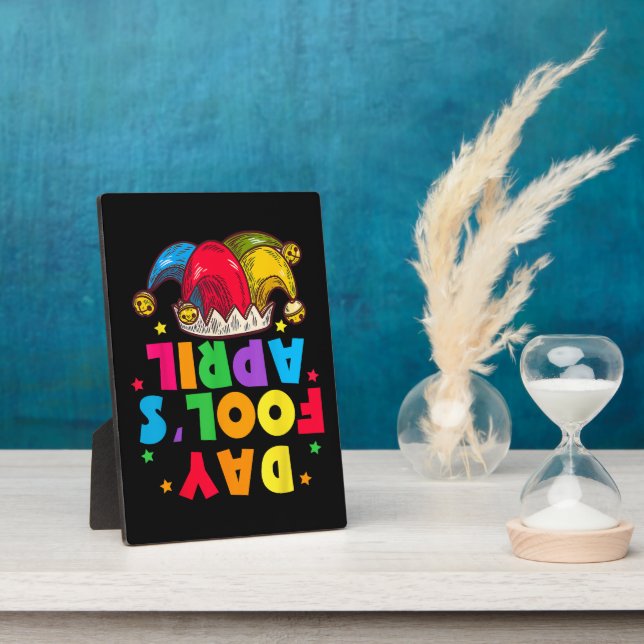 Funny April Fool's Day Pranks Kit 1st April Jokes Plaque (Side)