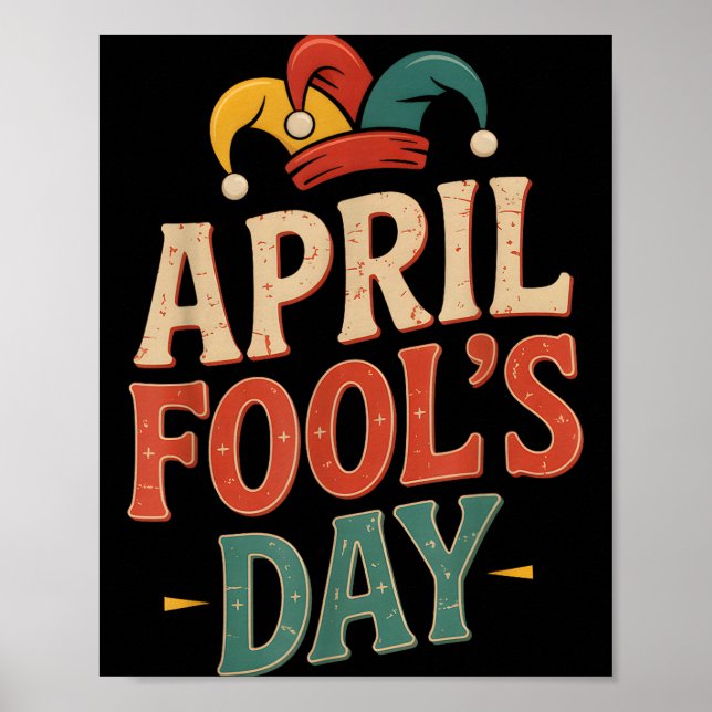 Funny April Fools Day Pranks Kit 1st April Jokes Poster (Front)