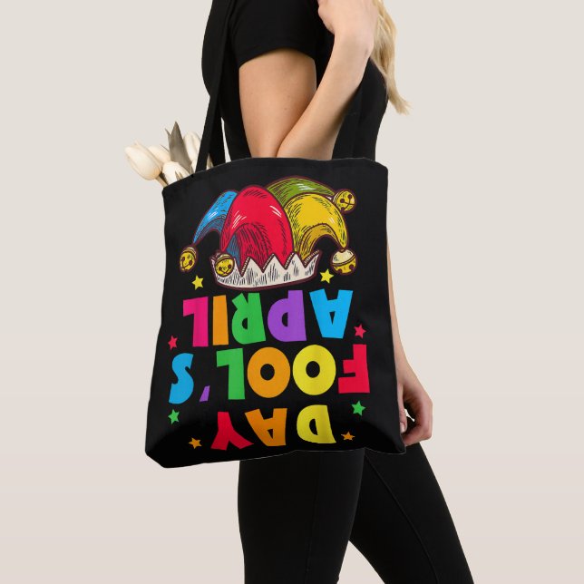 Funny April Fool's Day Pranks Kit 1st April Jokes Tote Bag (Close Up)