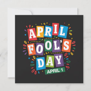 Funny April Fools Day Pranks Kit Invitation