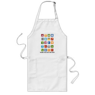 Funny apron for men and women   Vector app graphic