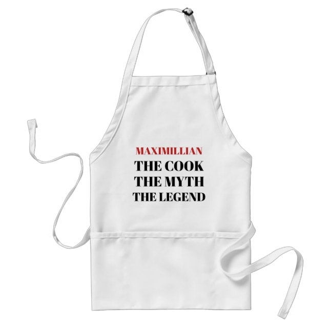 Funny apron for men fully customisable (Front)