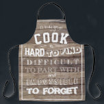 Funny apron for men gift for Cook kitchen chef bbq<br><div class="desc">Great quote for a great cook.</div>