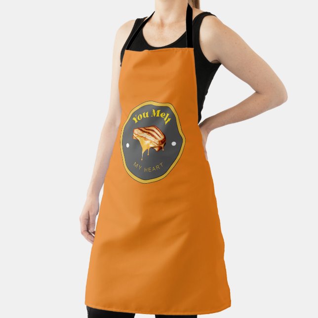 FUNNY! Apron - You Melt My Heart - Grilled Cheese (Insitu)